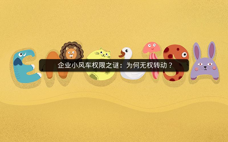  企业小风车权限之谜：为何无权转动？