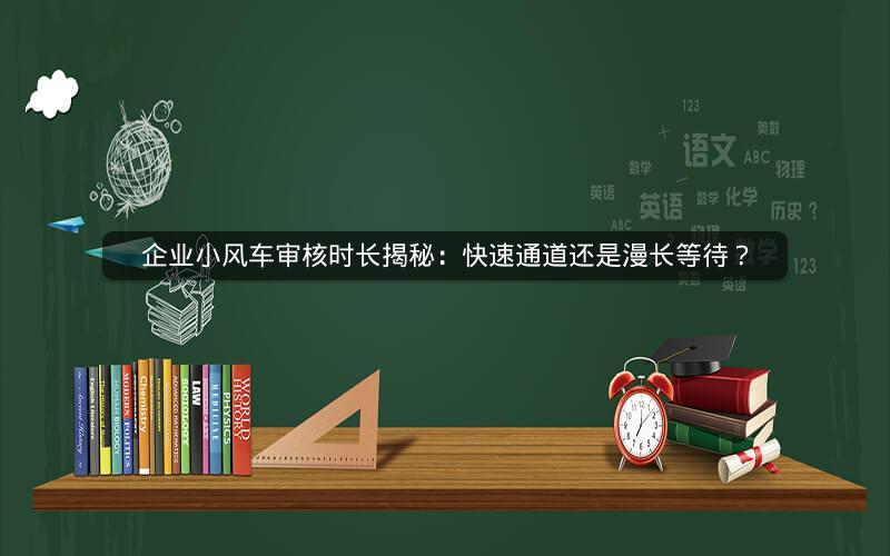 企业小风车审核时长揭秘：快速通道还是漫长等待？