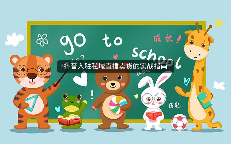 抖音入驻私域直播卖货的实战指南