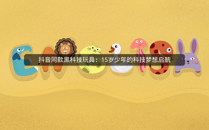 抖音同款黑科技玩具：15岁少年的科技梦想启航